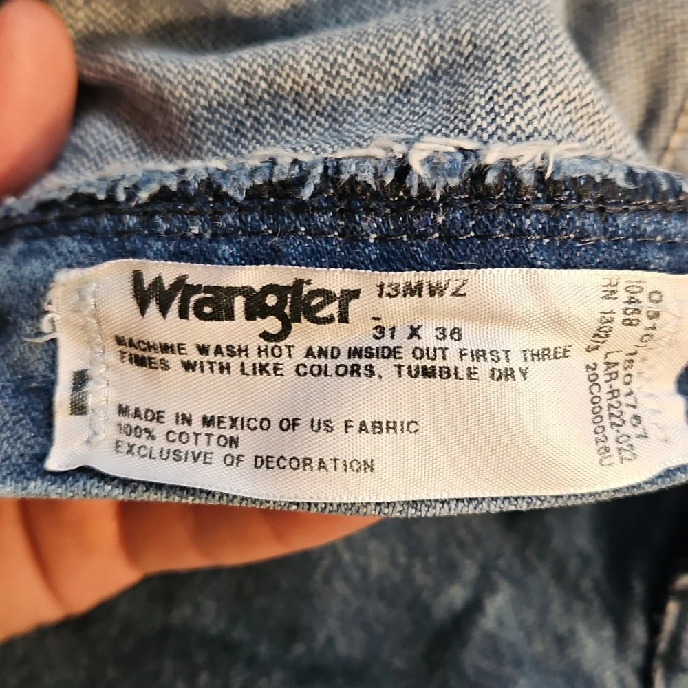 Wrangler Cowboy Cut Original Fit Jeans Men's 31x36 Cotton ProRodeo Western 13MWZ
